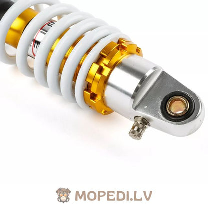 Amortizatorius 300 mm reguliuojamas auksinis / baltas universalus