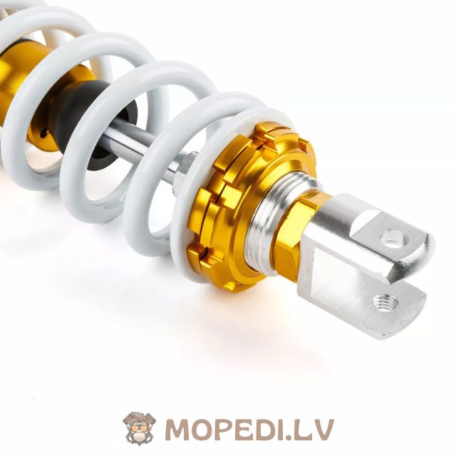 Amortizatorius 300 mm reguliuojamas auksinis / baltas universalus
