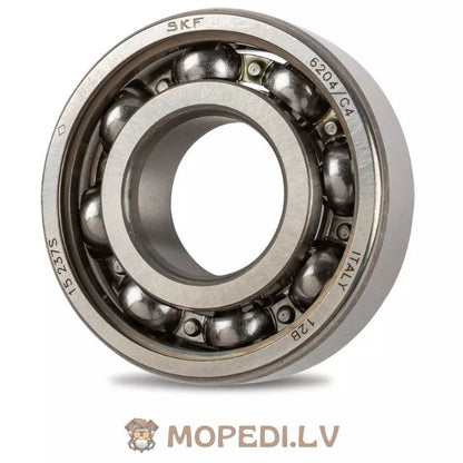 Guolis SKF 6204-C4 - 20x47x14mm plieninis narvas