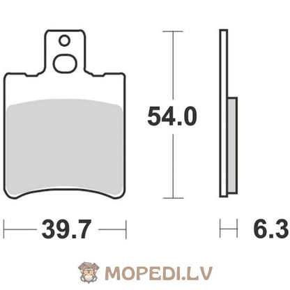 Stabdžių kaladėlės Stage6 Racing Yamaha Aerox / Neos