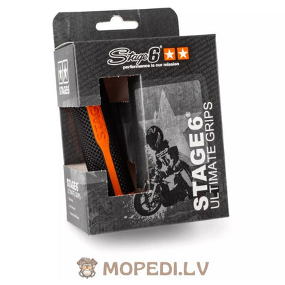 „Ultimate“ rankenėlės, „Stage6“, juodos / oranžinės