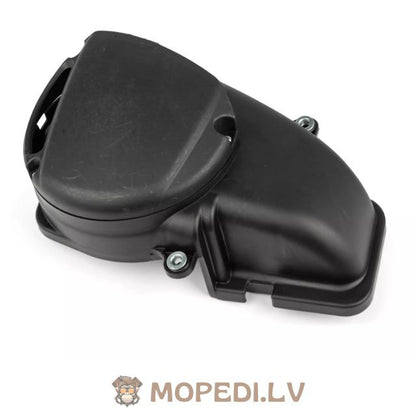 Ventiliatoriaus dangtelis su oro filtru, juodas, vertikalus, „Minarelli“ po 2004 m.