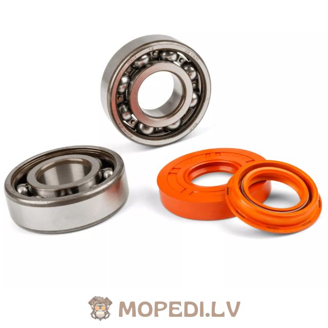 Stage6 R/T C4 alkūninio veleno guolių komplektas su plieniniu narvu Minarelli horizontaliai / vertikaliai