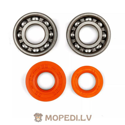 Stage6 R/T C4 alkūninio veleno guolių komplektas su plieniniu narvu Minarelli horizontaliai / vertikaliai