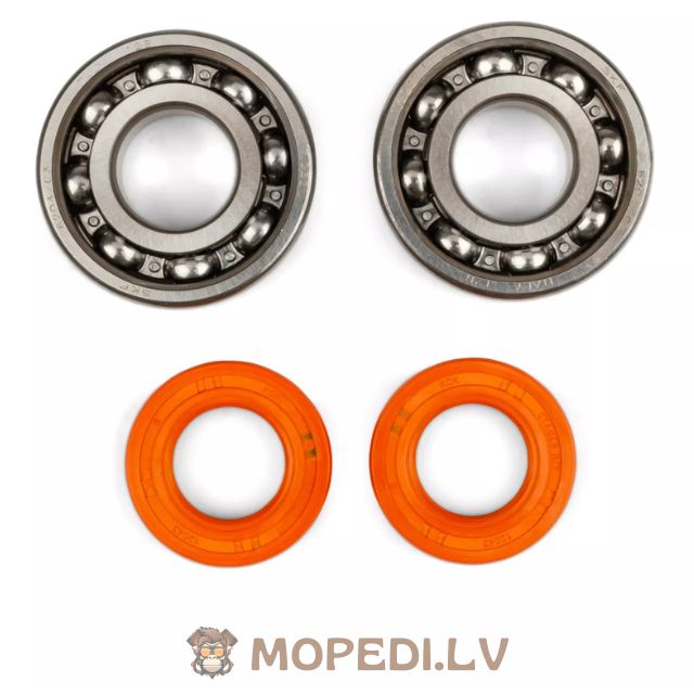 Crankshaft Bearing Set Stage6 R/T C3 steel cage Derbi