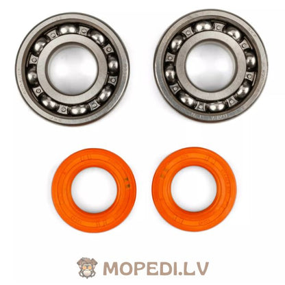 Crankshaft Bearing Set Stage6 R/T C3 steel cage Derbi