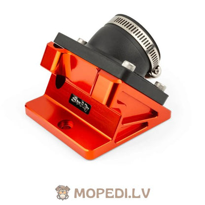 Intake Manifold + Spacer Stage6 R/T short straight 35mm PWK / VHST Minarelli horizontal orange