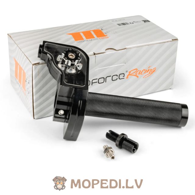Quick Action Throttle MotoForce Racing CNC Aluminium Black