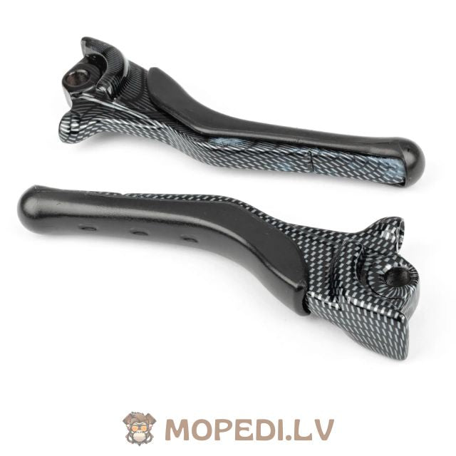 Brake Lever Set carbon look Yamaha Aerox / Nitro before 2012