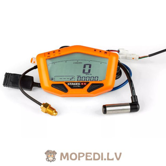 Speedometer multifunction digital Stage6 R/T MK2 orange