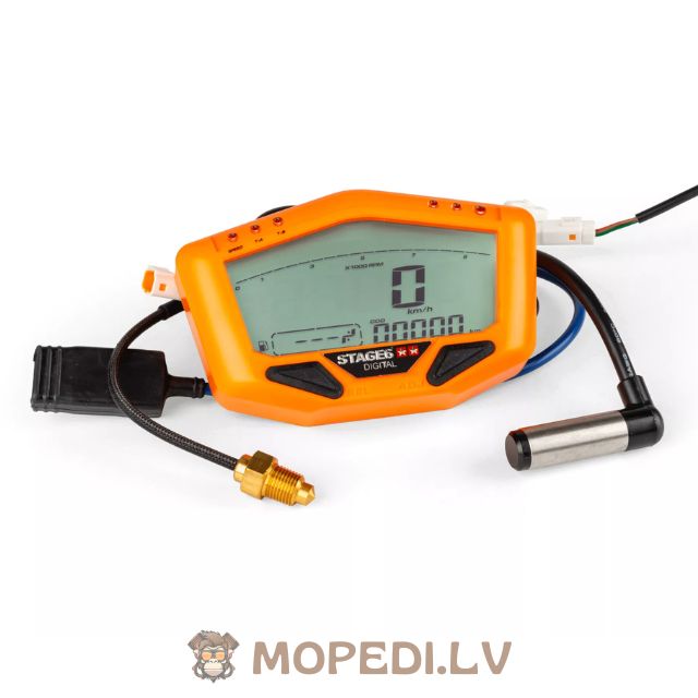 Speedometer multifunction digital Stage6 R/T MK2 orange