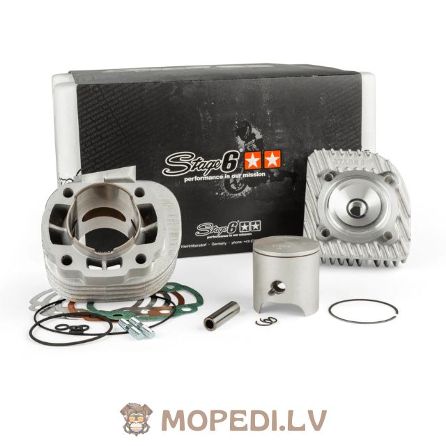 Cylinder Kit Stage6 70cc Sport Pro MK2 10mm pin Minarelli horizontal AC