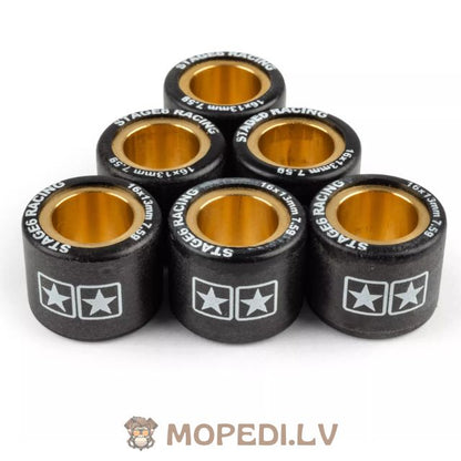Variator Roller Weights (x6) Stage6 16x13mm