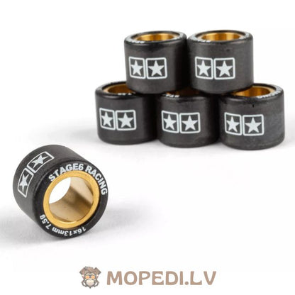 Variator Roller Weights (x6) Stage6 16x13mm