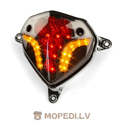 Galiniai LED žibintai + posūkio žibintai Yamaha Aerox po 2013 m. tonuoti
