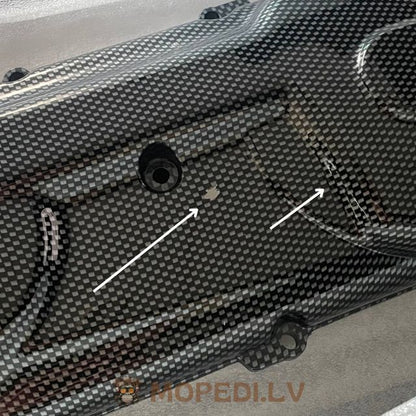 CVT Cover Str8 Yamaha Aerox Carbon ( damaged )