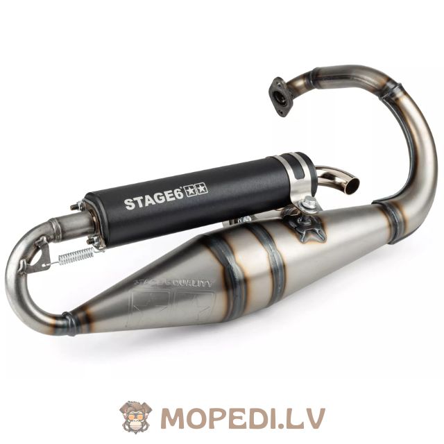 Exhaust Stage6 Pro Replica MK2 Black Peugeot vertical