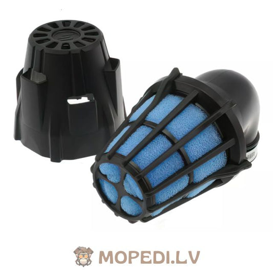 Polini juodas 90° kampas, skersmuo 37 mm, ilgis 135 mm