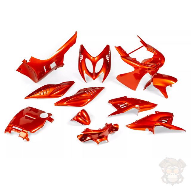 11-pieces plastic kit for Yamaha Aerox orange